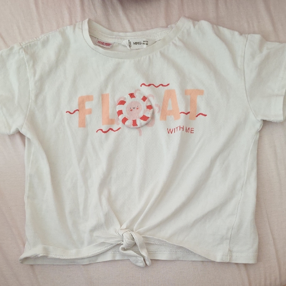 Mango Kids Front Tie Tee Float With Me